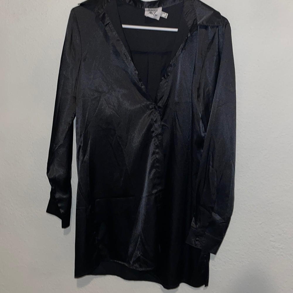 Princess Polly button up silk dress